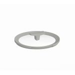 Capac din sticla BergHOFF, Leo Balance Moonmist, Ø24 cm, margine din silicon