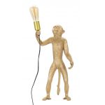 Lampa de masa Monkey, Mauro Ferretti, Ø26 x 55 cm, 1 x E27, 40W, polirasina, auriu