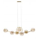 Lustra Japan, Mauro Ferretti, 115 x 36 x 116 cm, 7 x E14, 20W, fier/sticla, auriu
