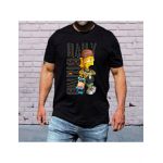 Tricou masculin urban streetwear, bart simpson tattoo, engros