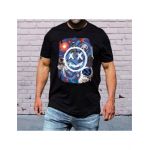 Tricou masculin urban streetwear, happy face astronaut, engros