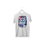 Tricou masculin urban streetwear, happy face astronaut, engros