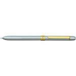 Pix multifunctional de lux PENAC Slim, in cutie cadou, corp argintiu - accesorii aurii