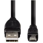 Cablu date USB tip A M - microUSB tip B M 1.8m, 54588
