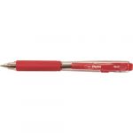 Pix cu mecanism Pentel BK-437, varf metalic 0.7 mm, rosu - Pret/buc