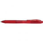 Roller cu gel Pentel EnergelX, cu mecanism, varf metalic, 0.7 mm, rosu - Pret/buc
