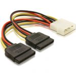 60102 1x Molex - 2x SATA 10 cm