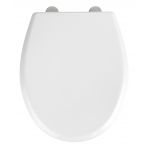 Capac de toaleta cu sistem automat de coborare, Wenko, Gubio, 37 x 44.5 cm, duroplast