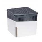 Dezumidificator, Wenko, Cube, 500 gr, 0.8 L, 13 x 13 x 13 cm, plastic, alb