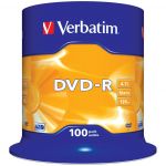 Verbatim DVD-R 16X 100 PK SPINDLE 4.7GB
