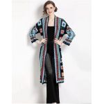 Cardigan dama Engros, cu model multicolor