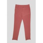 Pantaloni dama en-gros, Slim, ROZ PUDRA