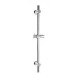 Bara cu suport pentru dus, Wenko, Shower, 70 cm, inox, gri