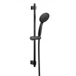 Coloana dus, Wenko, Young Line, Black, 66 cm, inox, negru mat
