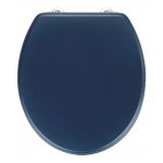 Capac de toaleta, Wenko, Prima, 37 x 41 m, mdf, bleumarin mat
