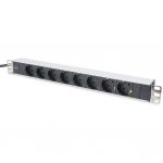 DIGITUS 19&#039;&#039; outlet strip, 8 outlets schuko