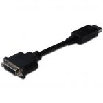 1x DisplayPort 1.1a Male - 1x DVI-I Female, negru