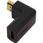 1x HDMI Female - 1x HDMI Male, conector 90 grade, negru