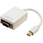 1x Mini DisplayPort Male - 1x VGA Female, 0.09m, alb