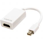 1x miniDisplayPort Male - 1x HDMI Female, v1.1a, 0.1m, alb