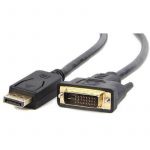 DisplayPort Male - DVI-D Male, 1m, negru