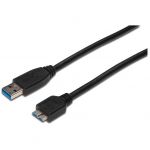 USB 3.0 Male - microUSB 3.0 Male, 0.25m, negru