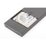External SSD/HDD Enclosure 2.5&#039;&#039; SATA III to USB 3.0, 9.5/7.5mm, aluminium