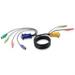 ATEN Cablu prelungire KVM (HD15-SVGA, PS/2, PS/2, Audio) - 3m