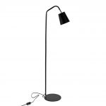 Lampadar Yates, Versa, 28.7 x 26 x 138.5 cm, 1 x E14, 40W, fier, negru