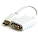 1x DisplayPort Male - 1x Dual-Link DVI Female, alb
