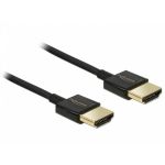 Cable High Speed HDMI cu Ethernet A male &gt; A male 3D 4K 0.25m Slim