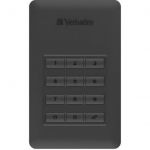 External HDD Verbatim Store &amp; Go G1 2.5inch 2TB USB3.1 Black Secure Portable