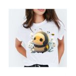 Tricou feminin flori, albinuta in flori, engros