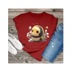 Tricou feminin flori, albinuta in flori, engros