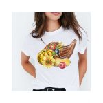 Tricou feminin flori, autumn flowers, engros