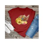 Tricou feminin flori, autumn flowers, engros