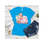 Tricou feminin flori, elegant flower, engros
