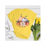 Tricou feminin flori, Fall Flower, engros