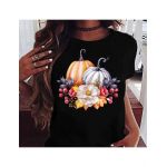 Tricou feminin flori, Fall Flower, engros