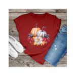 Tricou feminin flori, Fall Flower, engros