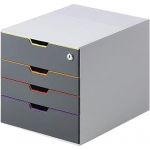 Organizator documente, Durable Varicolor, cu 4 sertare