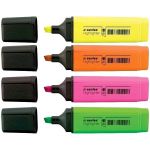 Textmarker A-series, varf 1-5 mm, 4 culori/set