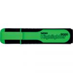 Textmarker Noki Wide 9000, varf retezat, 1-5 mm, verde