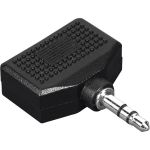 1x Jack 3.5 mm Male - 2x Jack 3.5 mm Female, negru