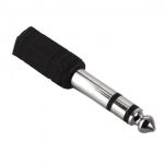 1x Jack 6.3 mm Male - 1x Jack 3.5 mm Female, negru