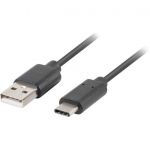 Lanberg cable USB-C(M)-&gt;A(M) 2.0 0.5M Black