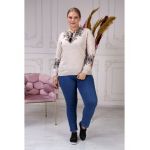 Bluza tricotata fin, gen ie cu motive traditionale, batal, en-gross