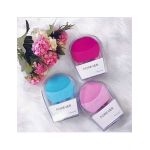 Dispozitiv de Curatare Faciala Waterproof tip Foreo Luna pentru Demachiere, Masaj , 8 x 7,5 x 2,5cm, Albastru, engros