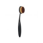 Set 12 buc Pensula make-up ovala cu maner negru 16 cm, ENGROS