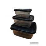 Set 3 caserole plastic engros